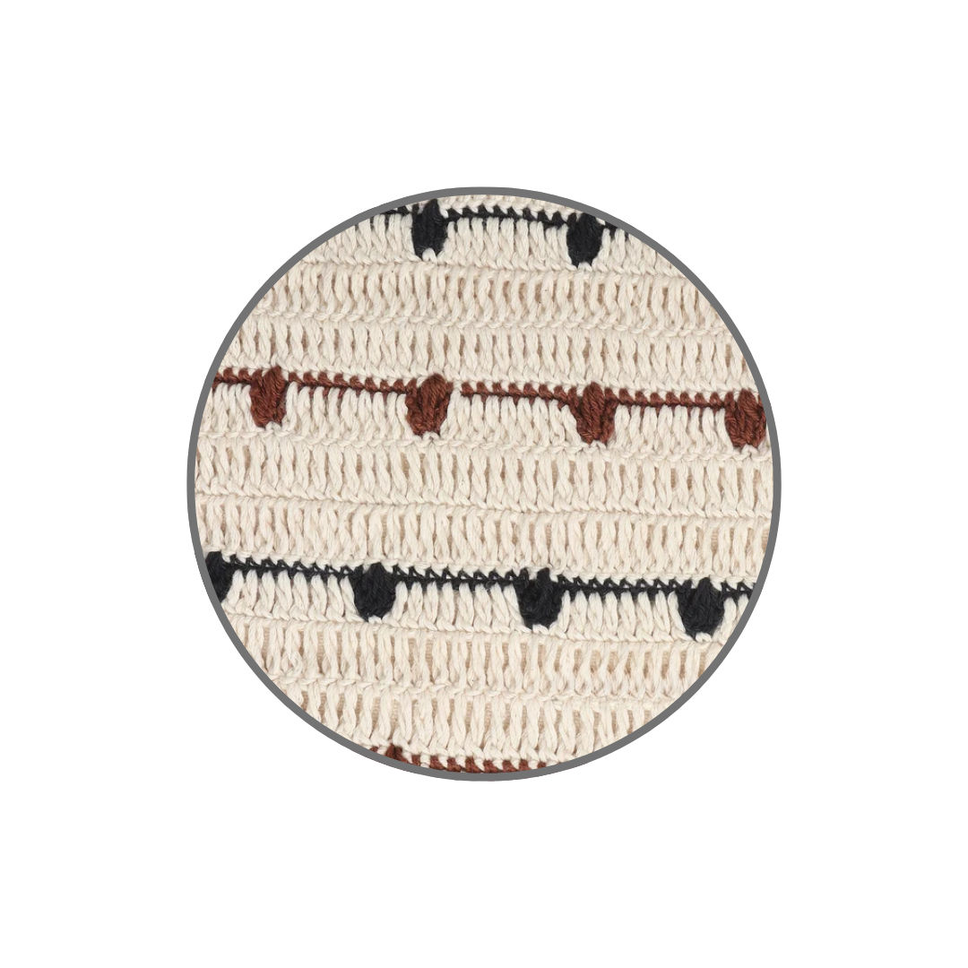 Contemporary Crochet Sofa Cushion Cover